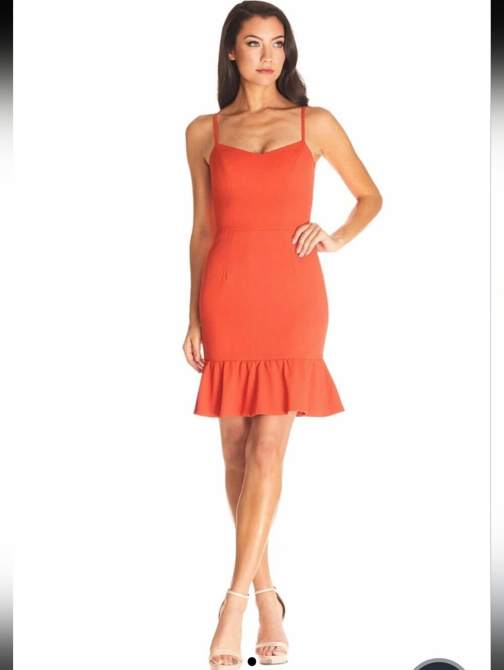 Dress The Population  Mira Dress In Poppy Women's Size Medium